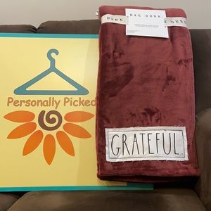 Rae Dunn GRATEFUL Throw